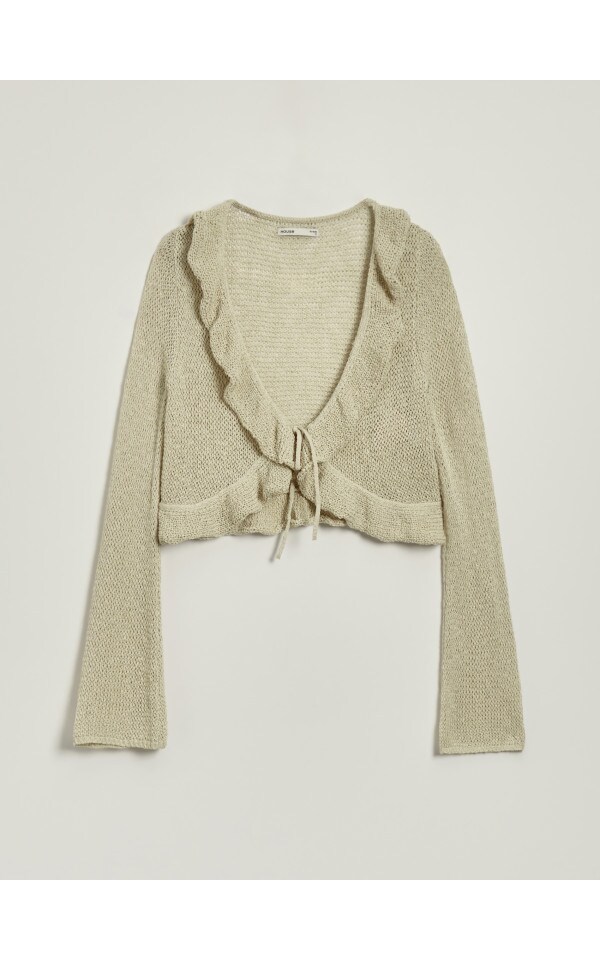 Kardigan Na Vezivanje Boja Nude House Dw X