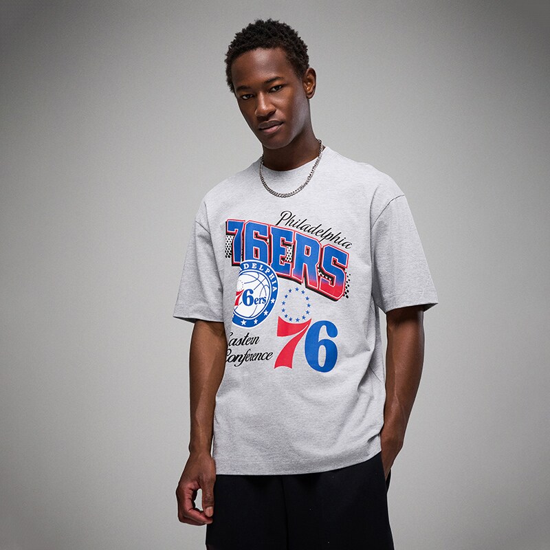 Тениска С Принт Philadelphia 76ers - House