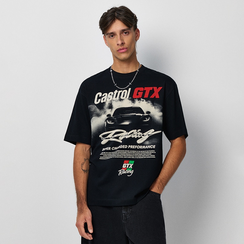 Тениска С Принт Castrol Racing - House
