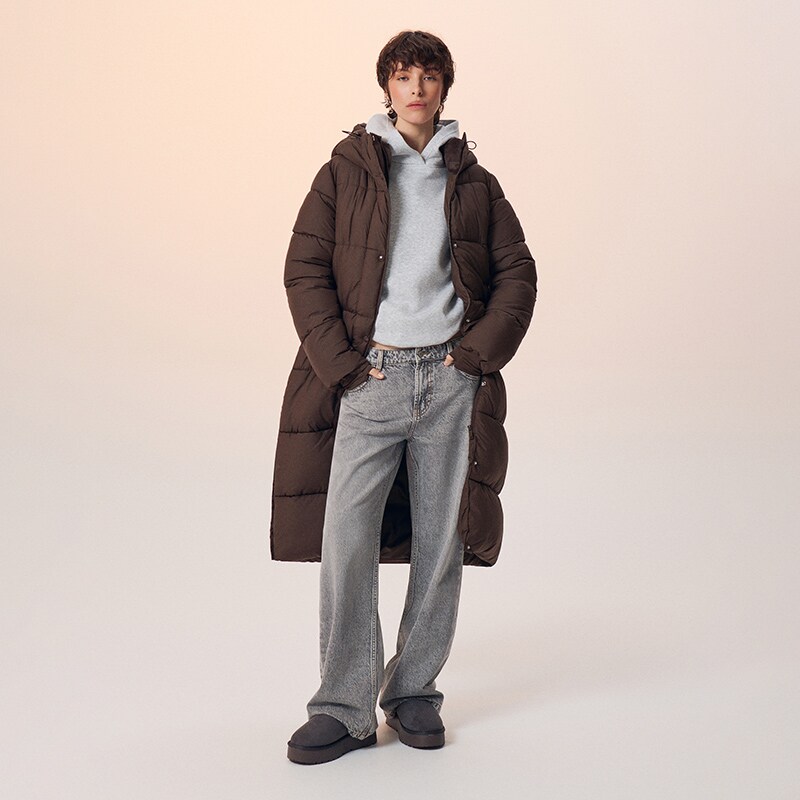 Капитонирано Палто С Качулка - House