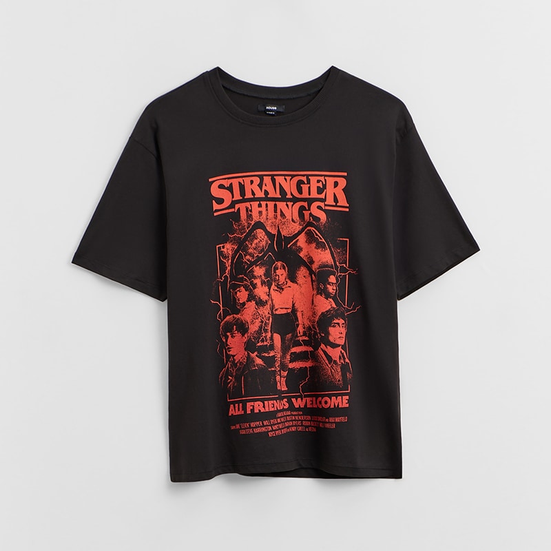 Тениска С Принт Stranger Things - House