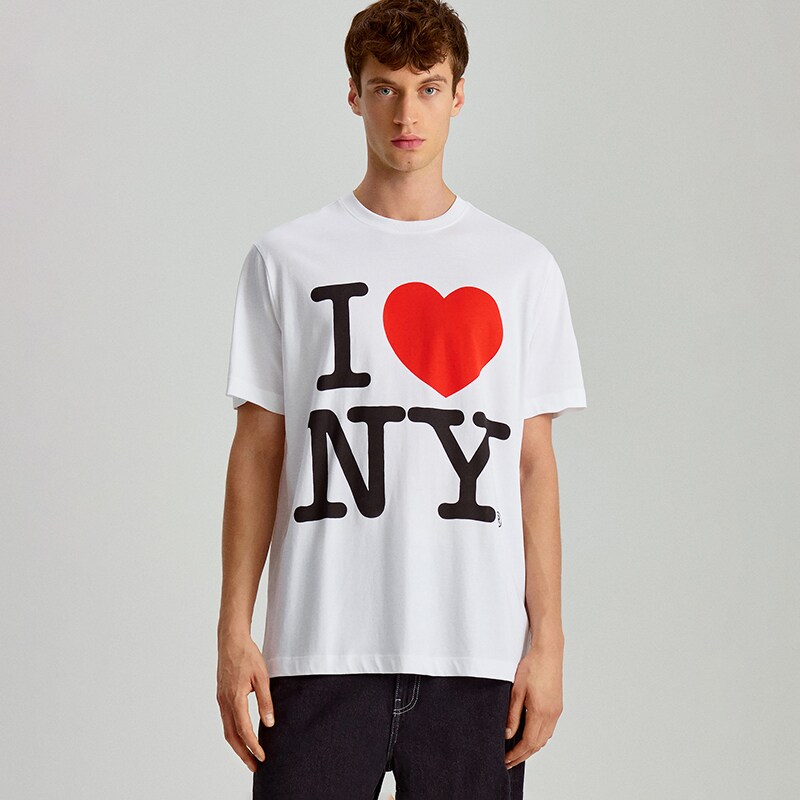 Тениска С Надпис I Love Ny - House