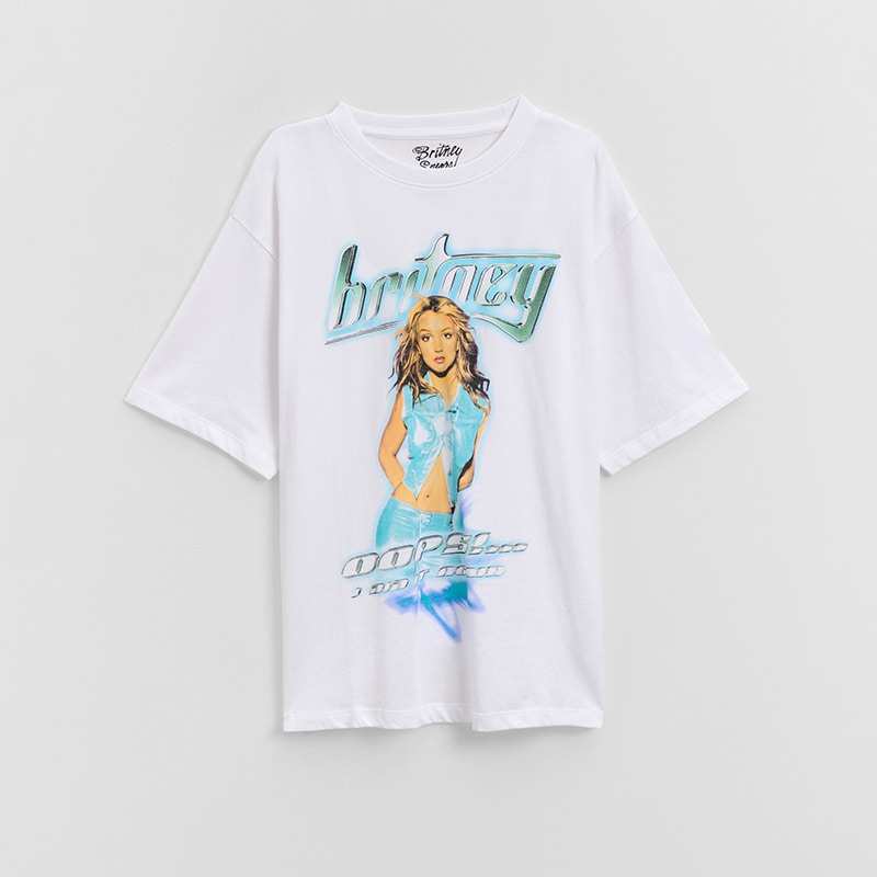 Тениска С Принт Britney Spears - House