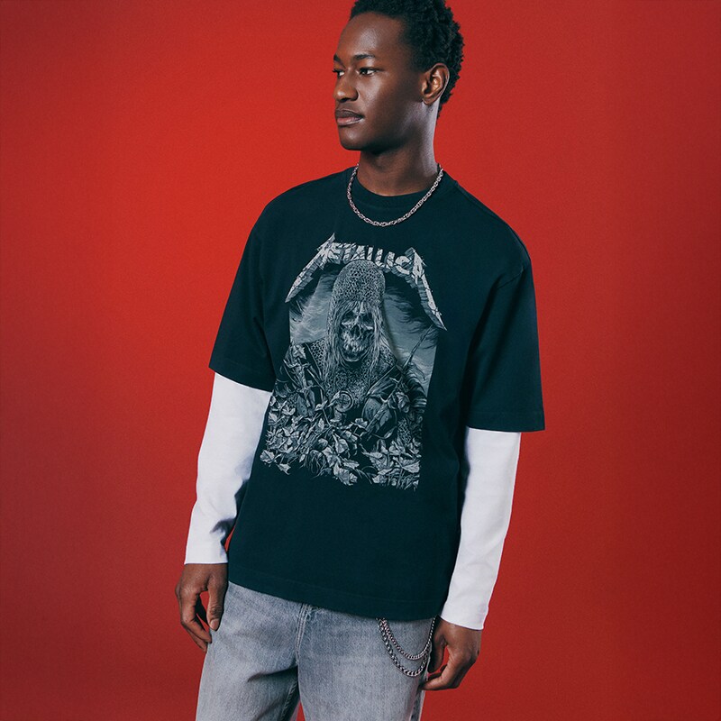 Тениска С Принт Metallica - House