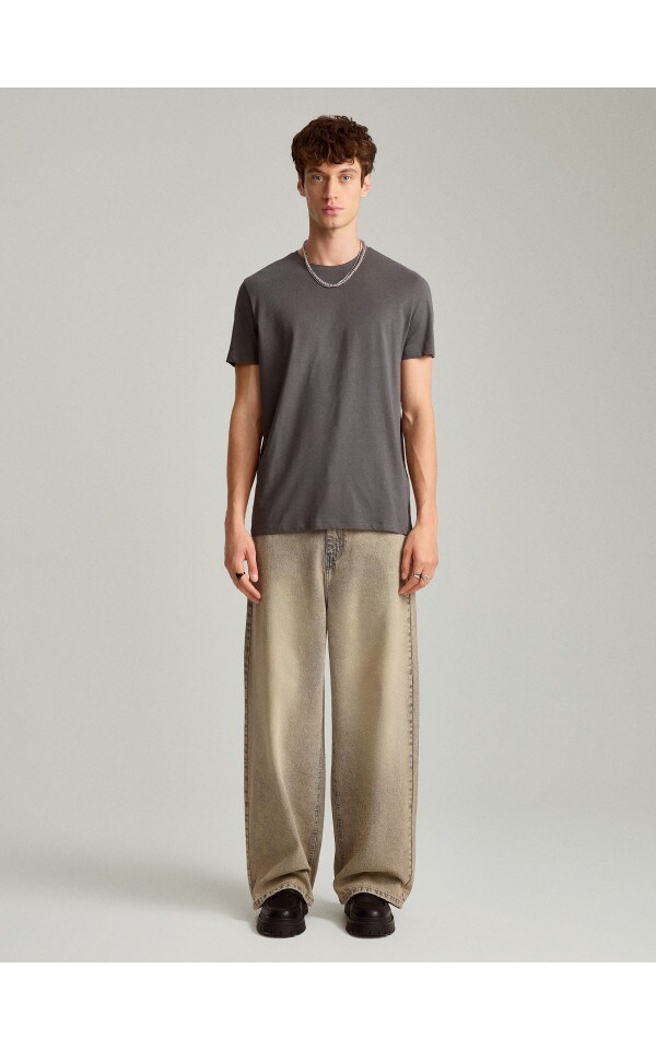 Jeans im Baggy-Fit Farbe beige - HOUSE - 311CD-08J