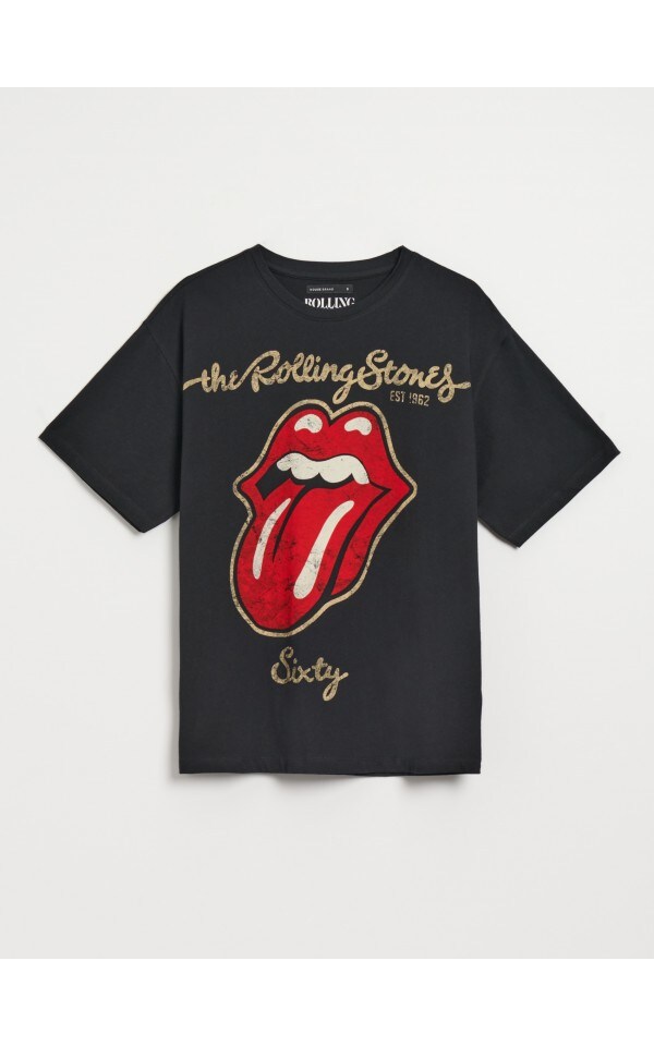 T Shirt mit Druck The Rolling Stones Farbe schwarz HOUSE 4052U 99X
