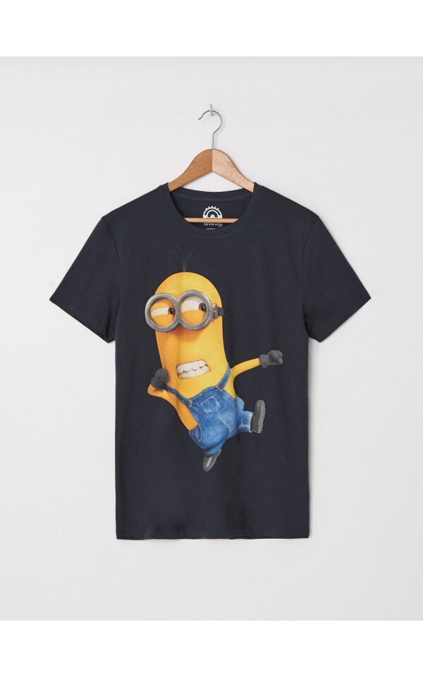 Minions print T-shirt Farbe dunkelgrau - HOUSE - ZL649-90X