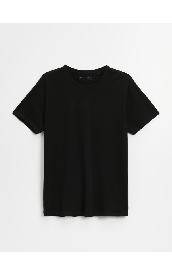 Camiseta negra best sale lisa mujer