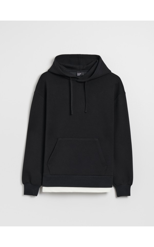 Sudadera Con Capucha Sparco Negra - Talla 2XL (XXL), 100% Algodón, Cómoda Y Genuina