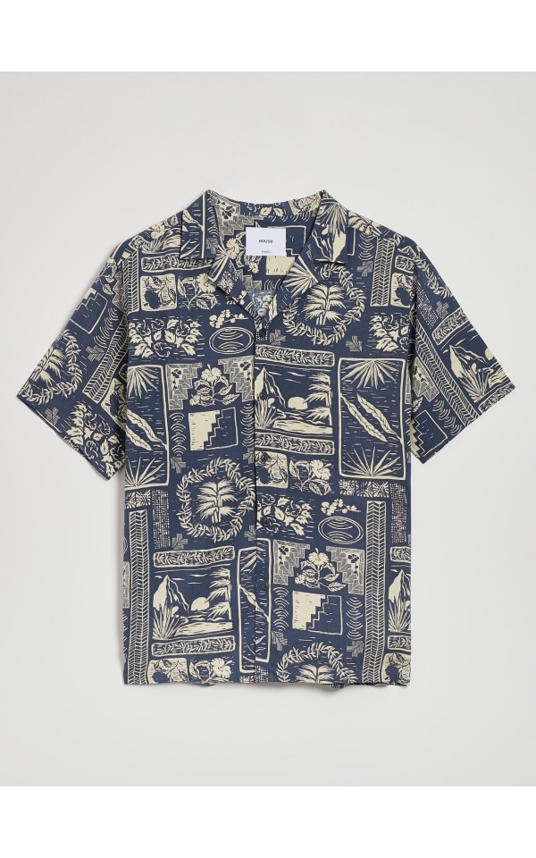 Nicce Camicia Uomo Maniche Corte Colletto Club - Righe Multicolore Modello 1450 W009 0350 - 2