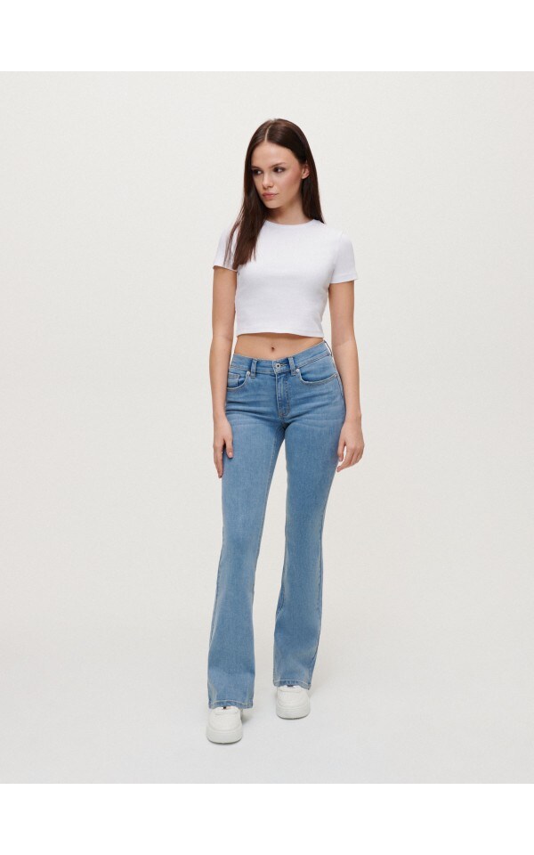 Tuta Donna 2 Pezzi Casual - Crop Top E Pantaloni Svasati Per Yoga O Lounge - Foto 10