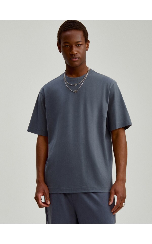 Maglia Heritage Girocollo Uomo In Puro Cotone 0140 - Foto 9