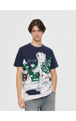 Maglietta Natalizia Donna Con Albero Di Natale Divertente – T-Shirt Morbida Regalo S-2XL