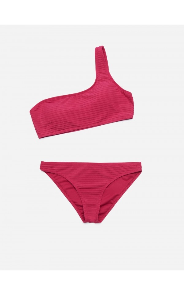 Costume da bagno intero sgambato turchese effetto stropicciato | BELMAR SCRUNCHY | Banana Moon