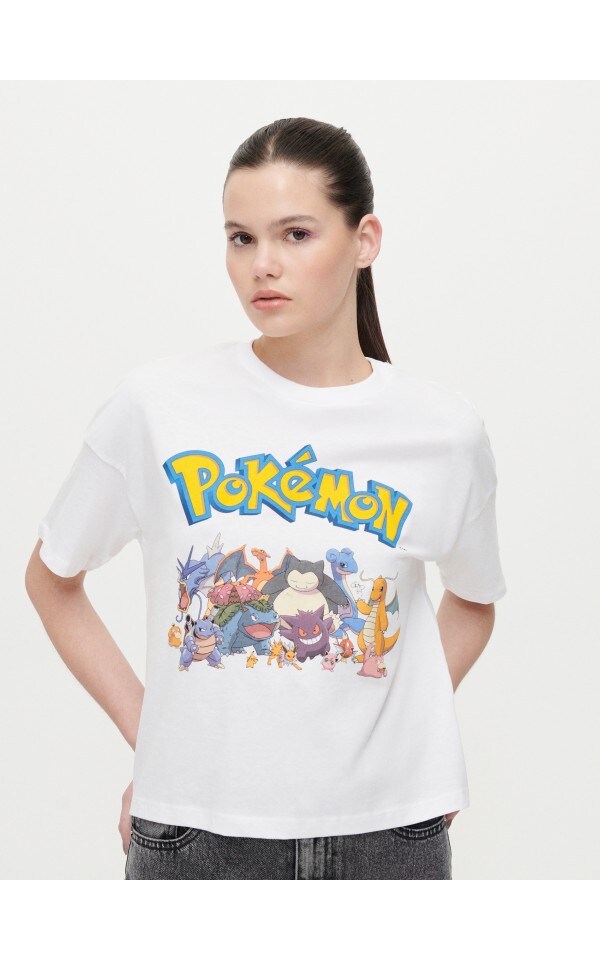 Maglietta Pokemon Ragazza | Design Pikachu E Eevee | 100% Cotone Comfort - 4