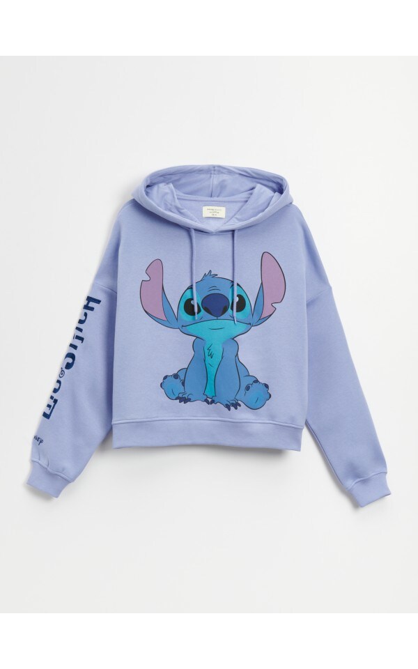 Felpa oversize con cappuccio Lilo & Stich, HOUSE, 6478Q-48X