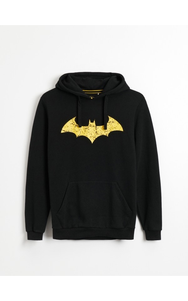 DC Comics Felpa Con Cappuccio Da Uomo Con Logo Della Serie TV Batman - Foto 6