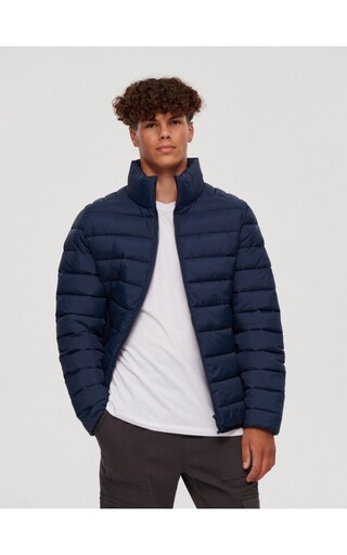 Giacca Trapuntata In Nylon E Raso