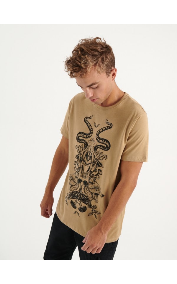 PIECES Printed T-Shirt Pctaya SS-Maglietta con Stampa Pwp Jrs BC