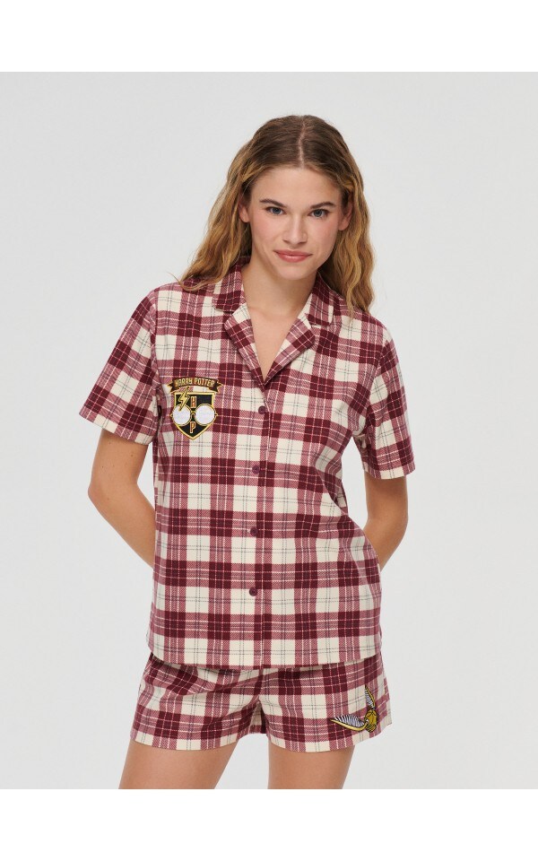 ADVENTURE TIME X SHEIN Pigiama da donna con set di camicia a maniche