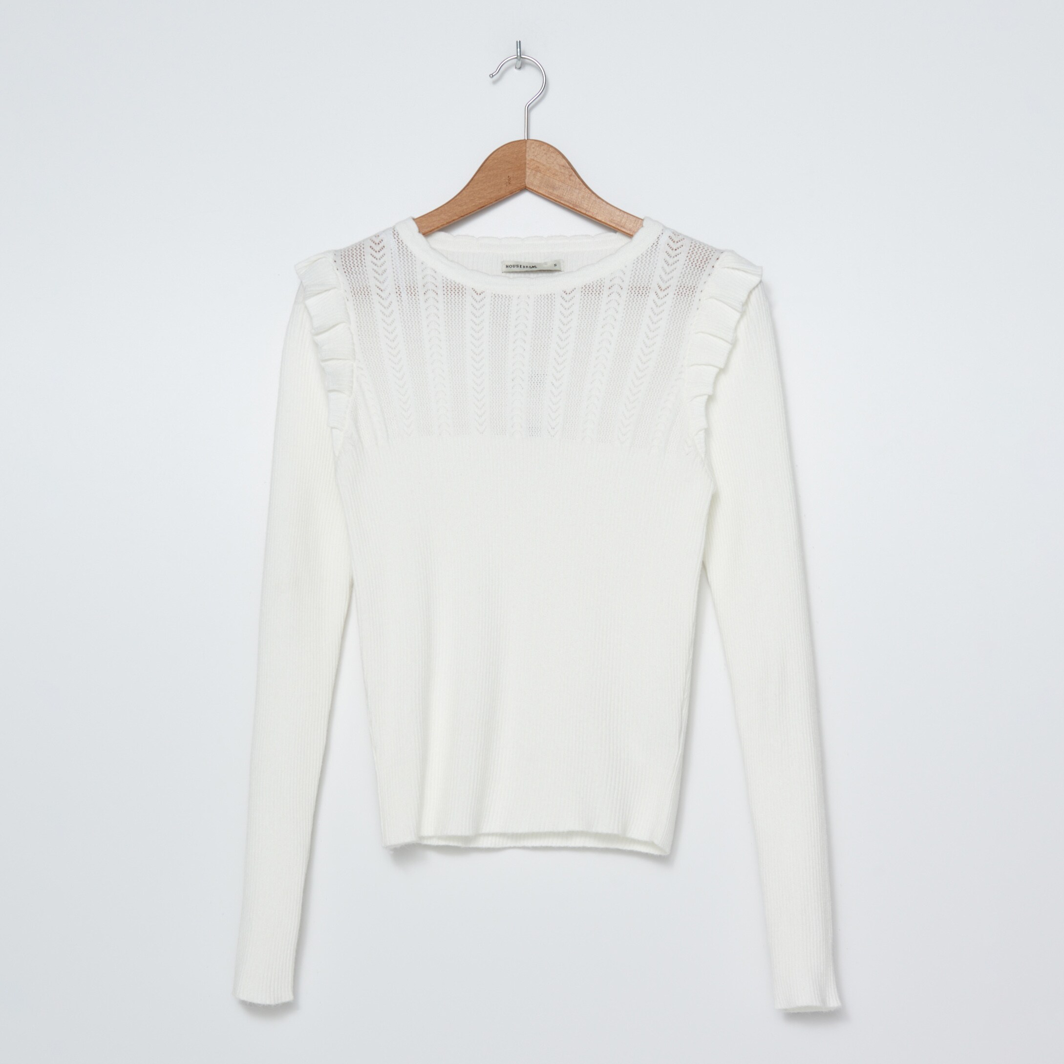 Sveter s prelamovanými dekoráciami