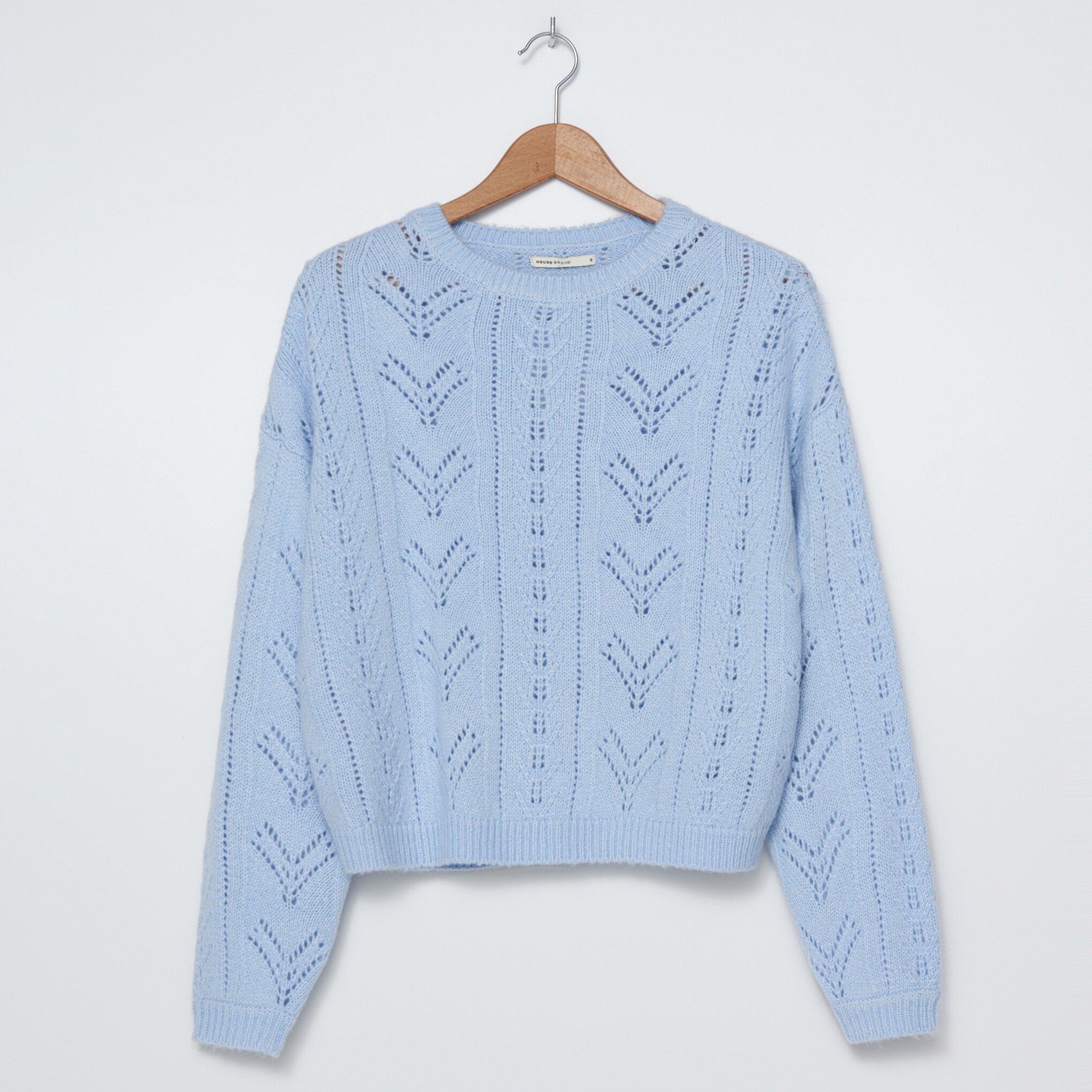 Voľne pletený oversize sveter