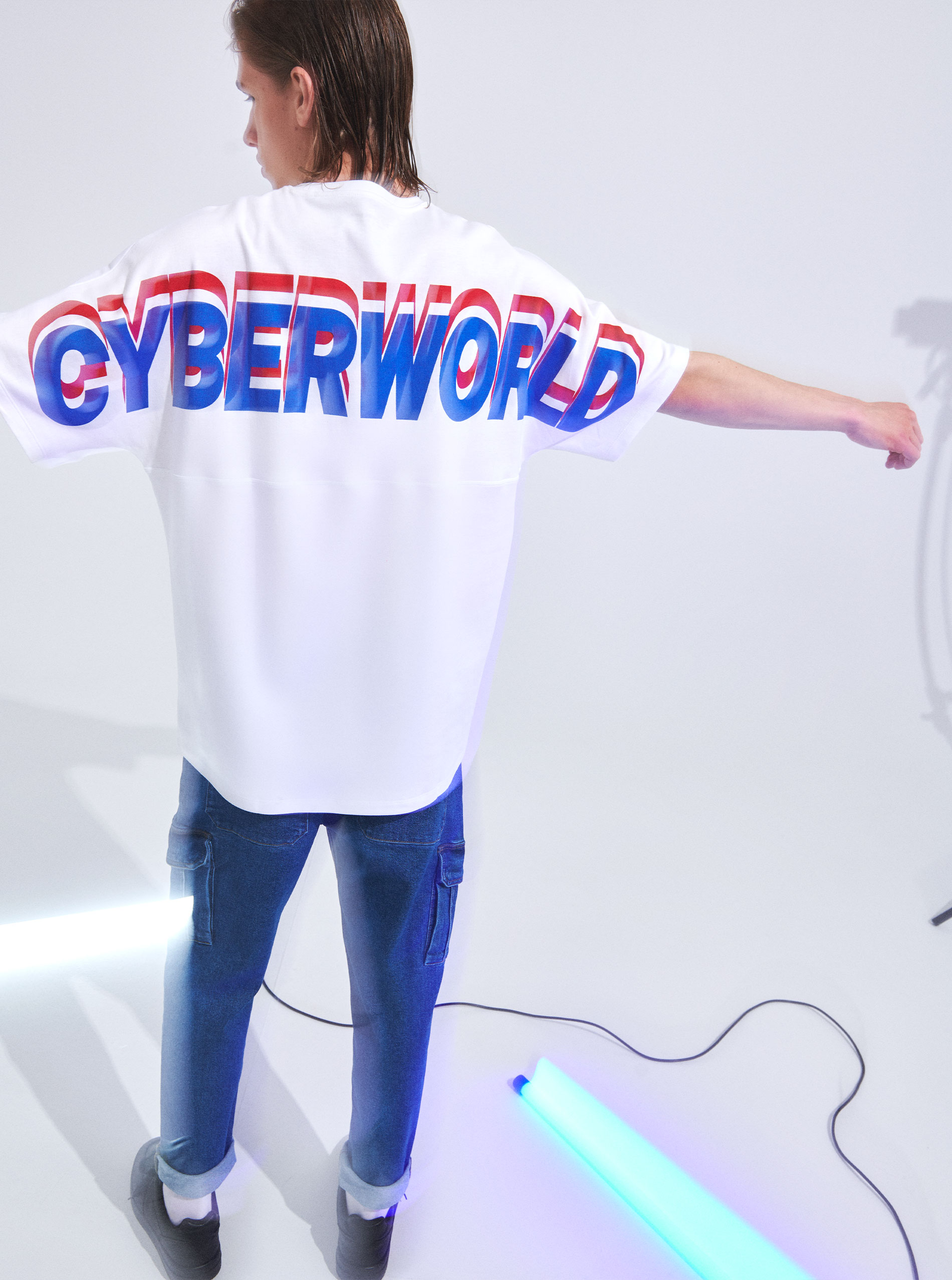 Tričko s potlačou na chrbte