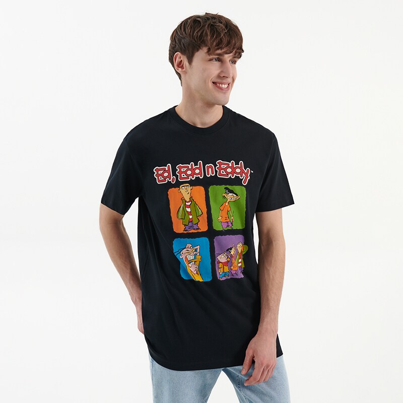 House - tricou ed, edd n eddy - negru