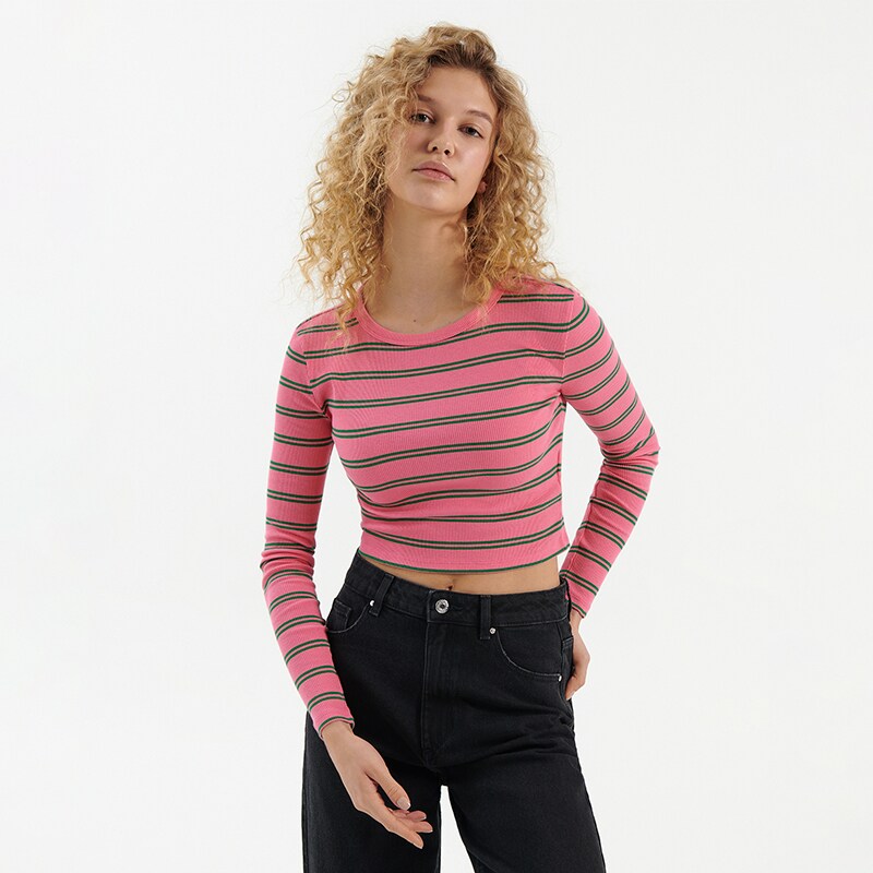 House - tricou cu mânecă lungă - roz