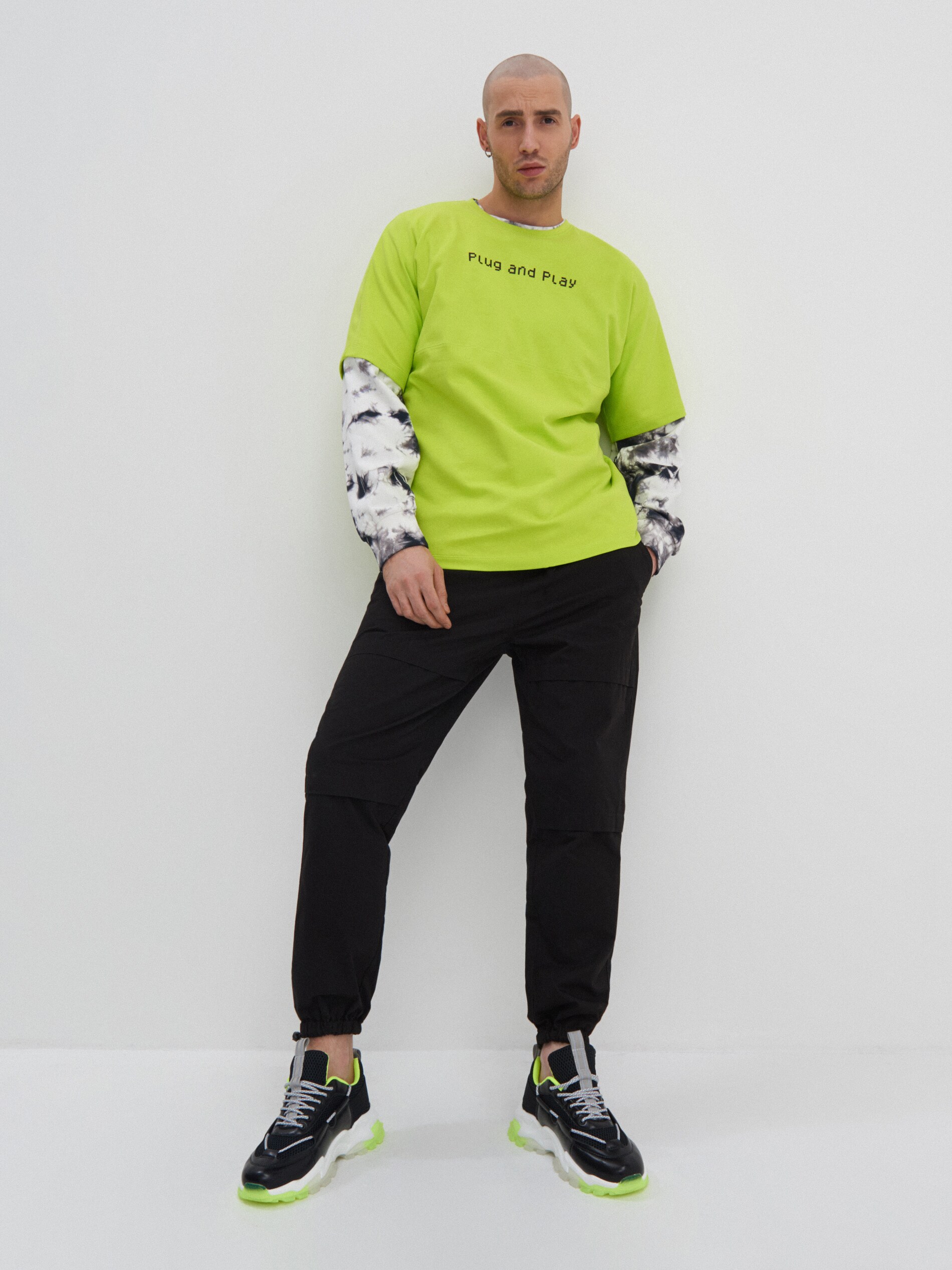 Oversize tričko s potlačou