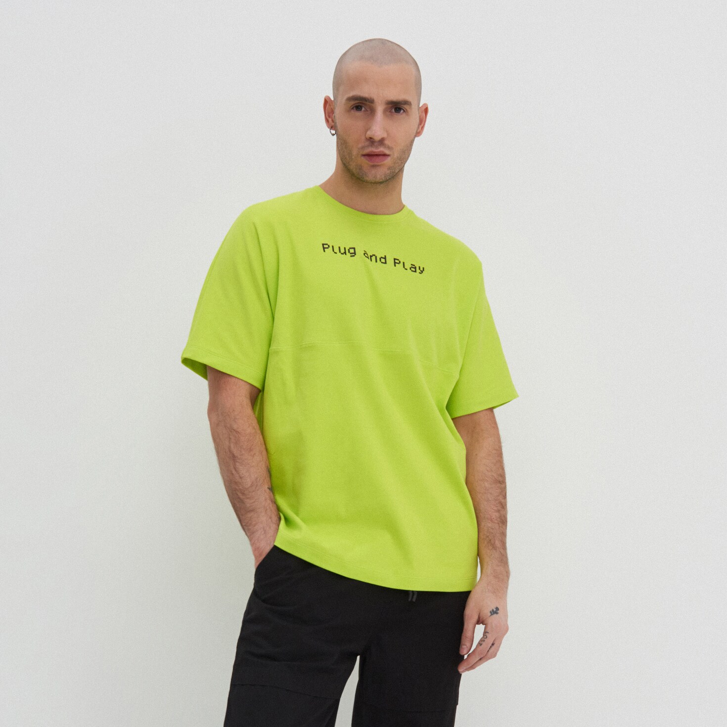 Oversize tričko s potlačou