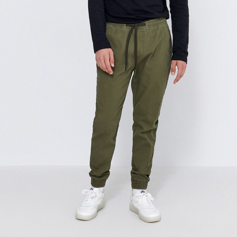 House - pantaloni jogger basic - kaki
