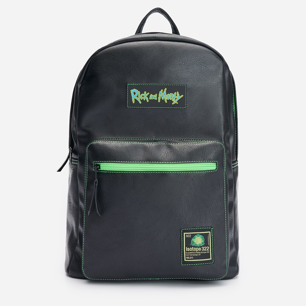 House - rucsac cu buzunare rick and morty - negru