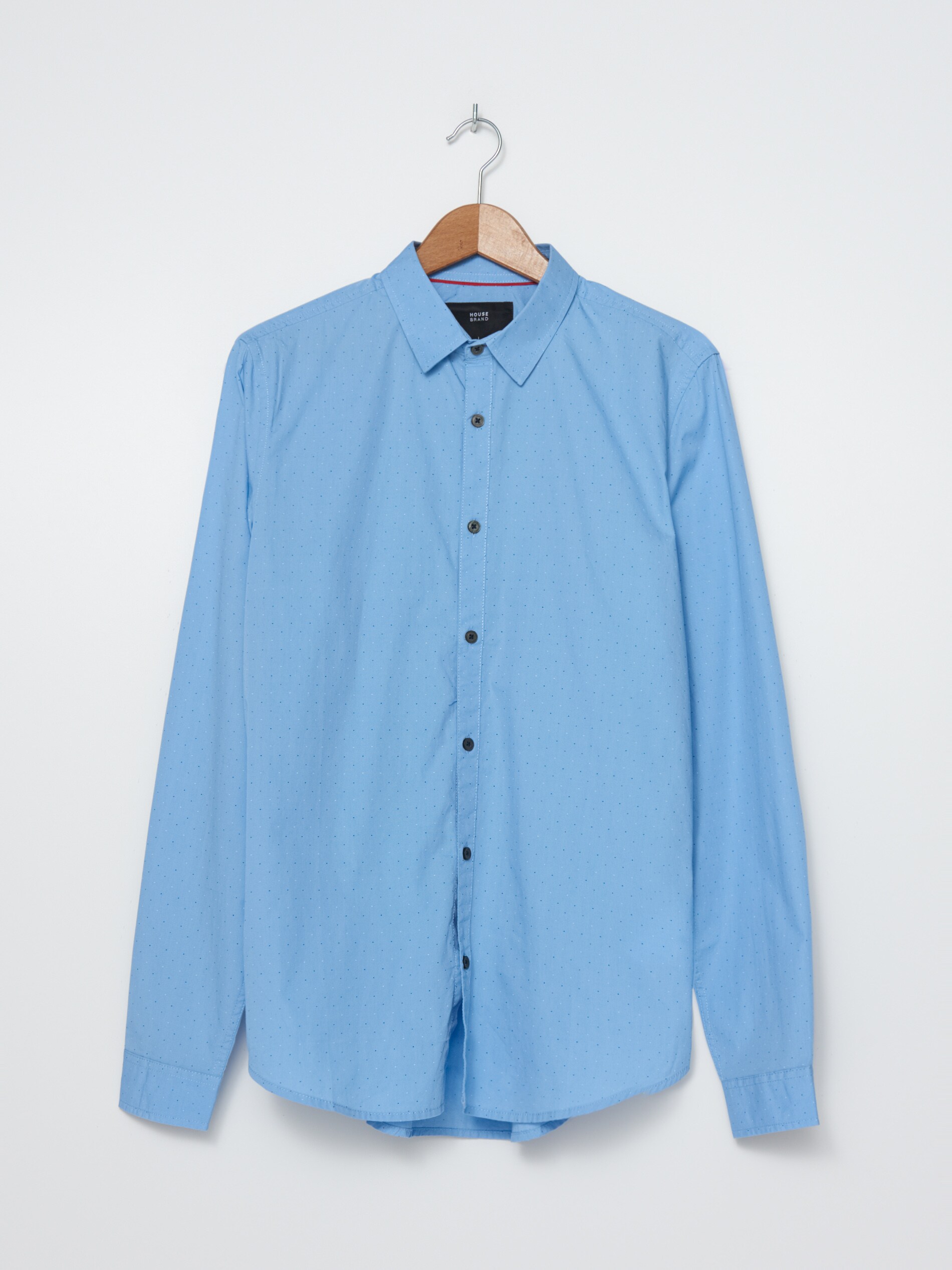 Košeľa s mikropotlačou slim fit