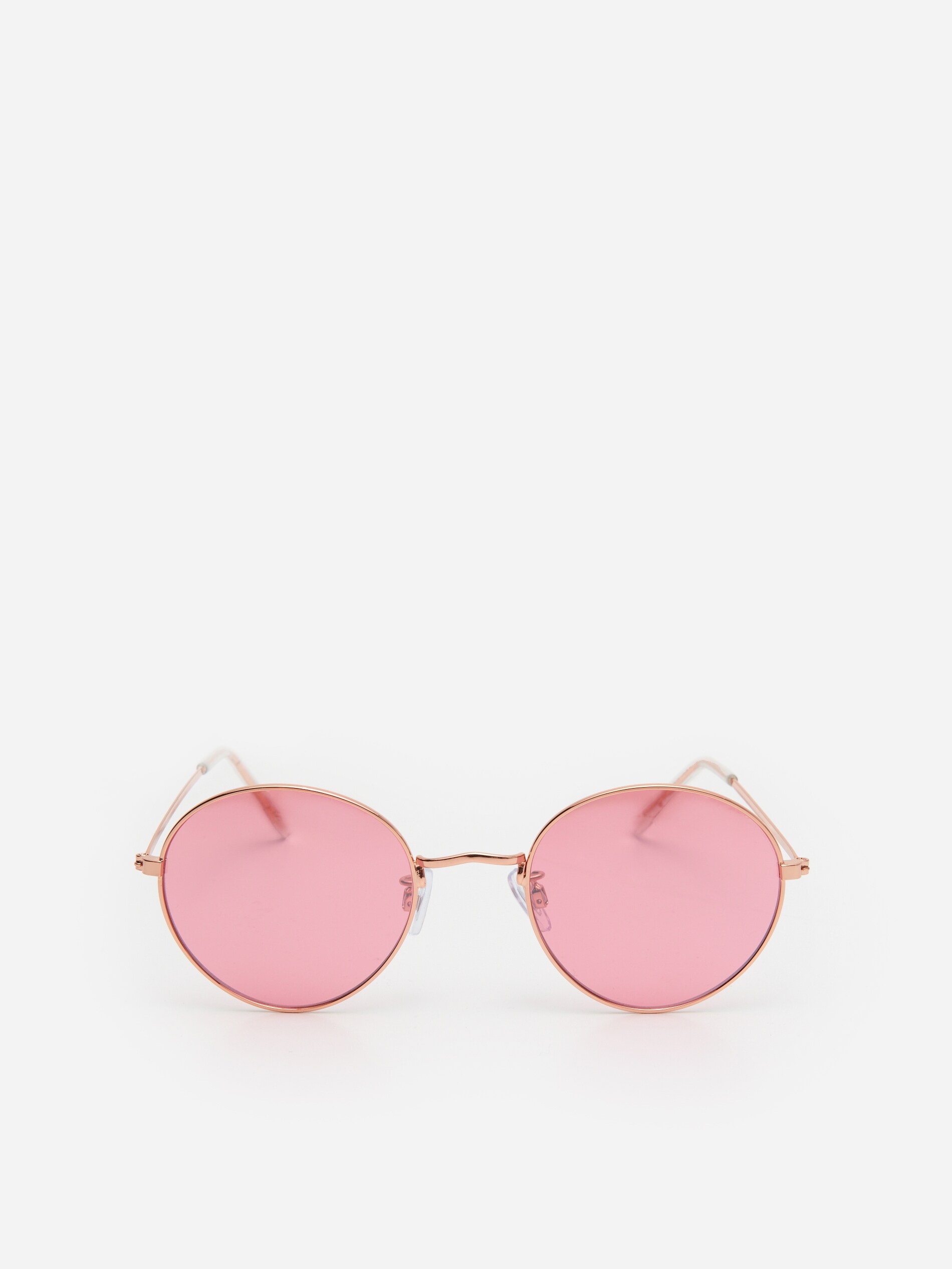 Slnečné okuliare s ružovými sklami
