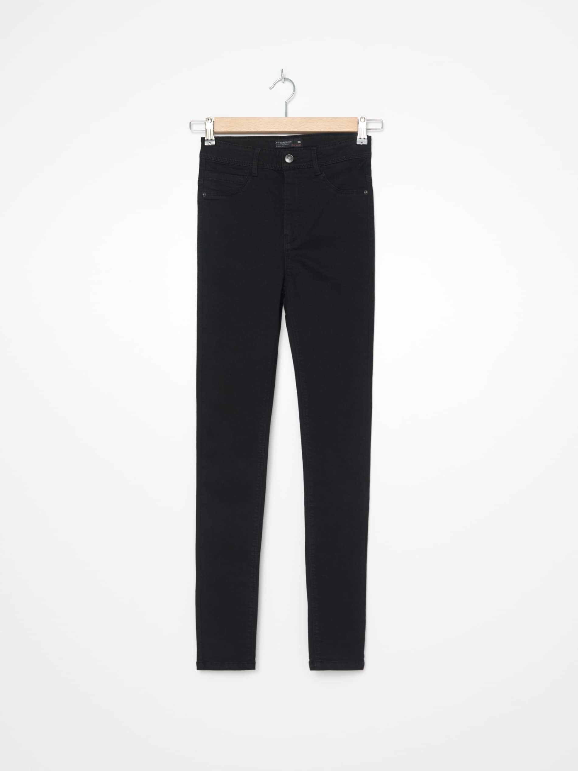 Džínsy skinny fit s vysokým pásom