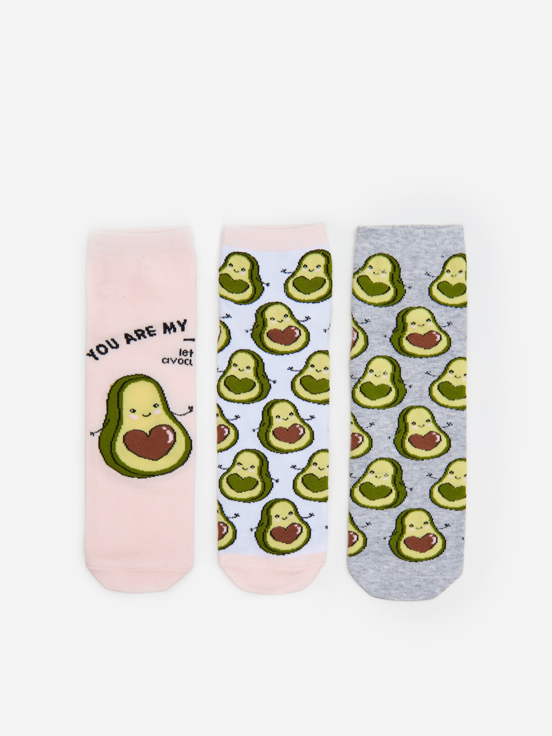 Súprava 3 párov vzorovaných ponožiek