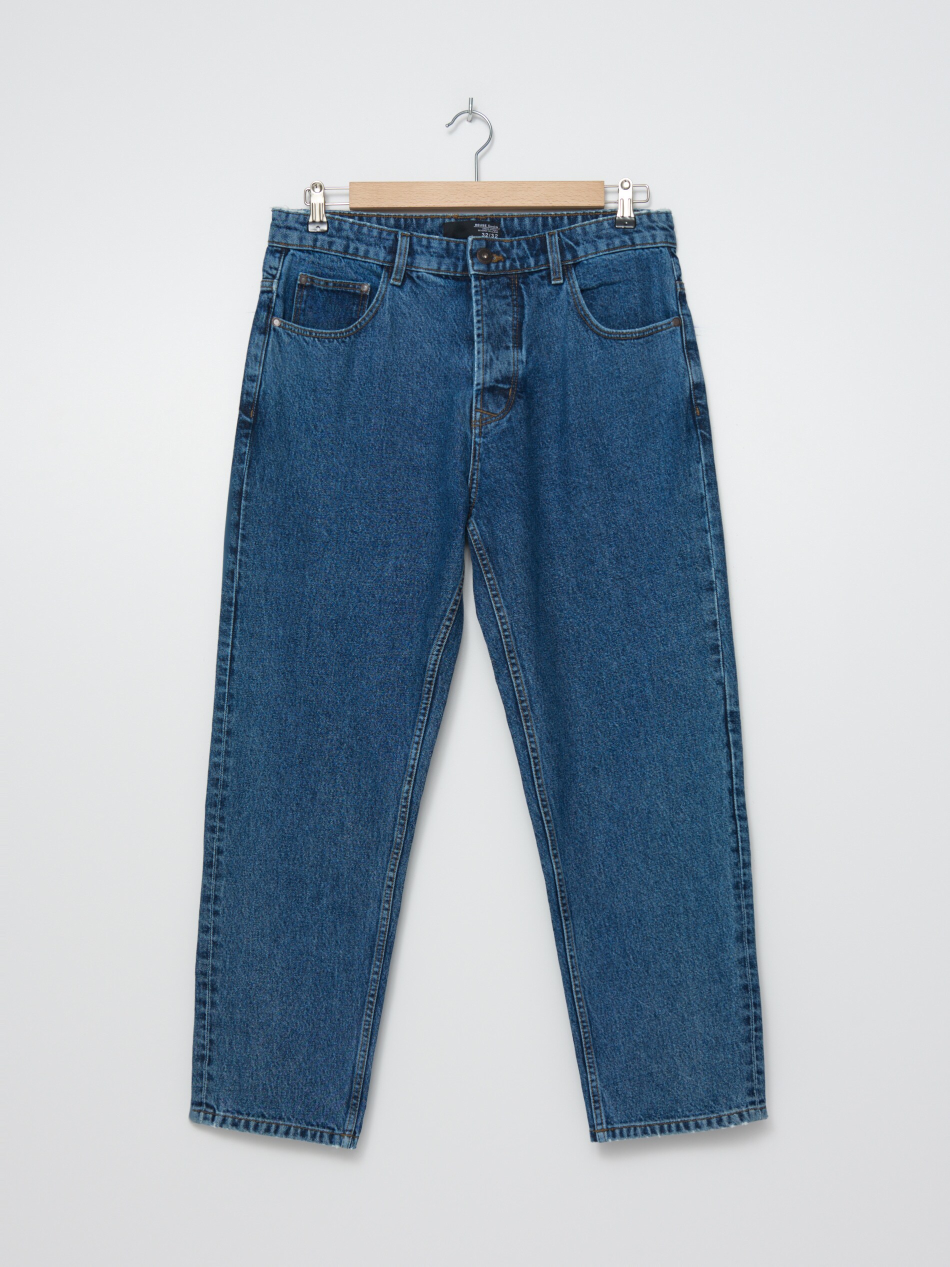 Denimové nohavice dad fit