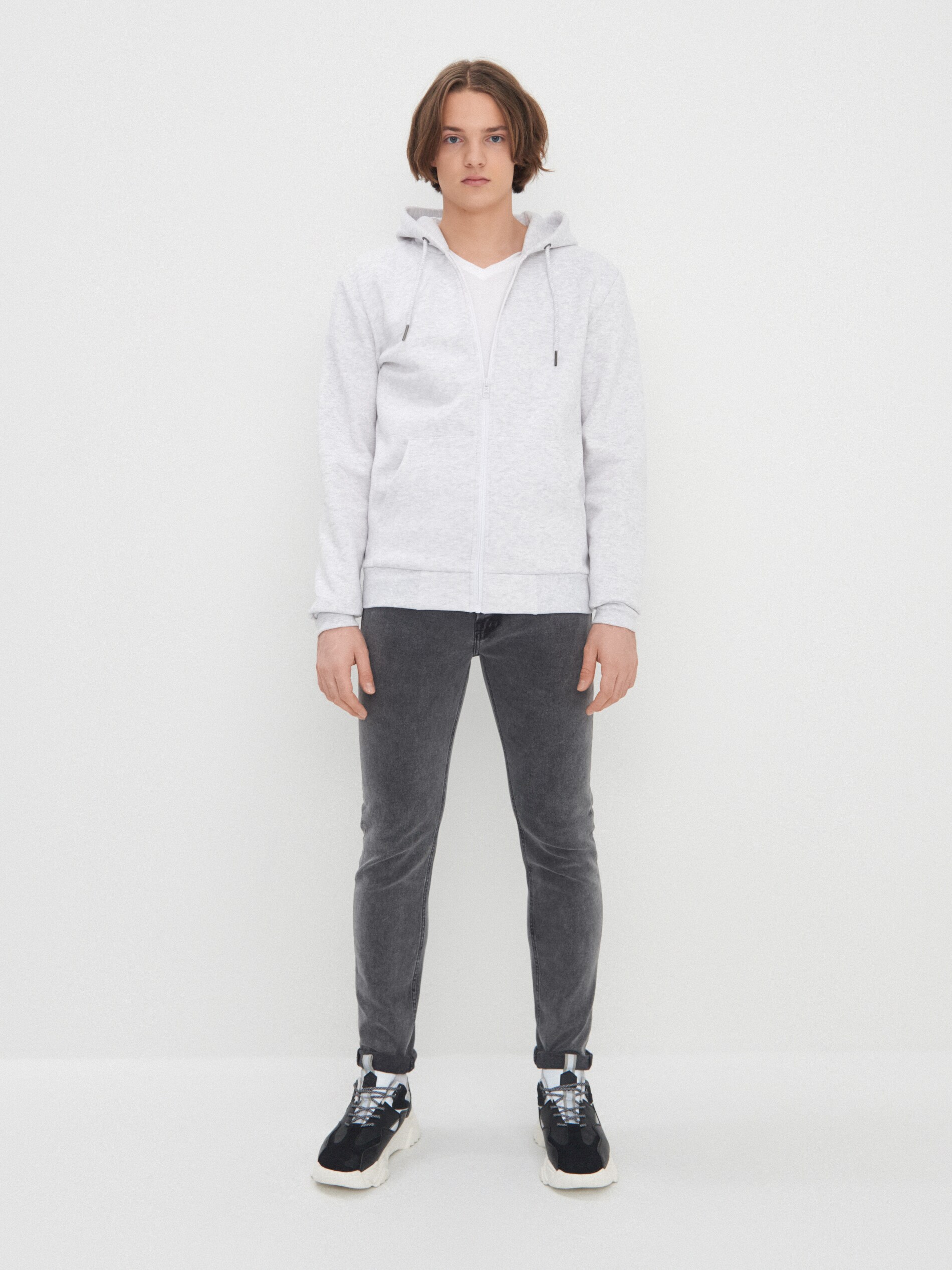 Zapínacia mikina s kapucňou