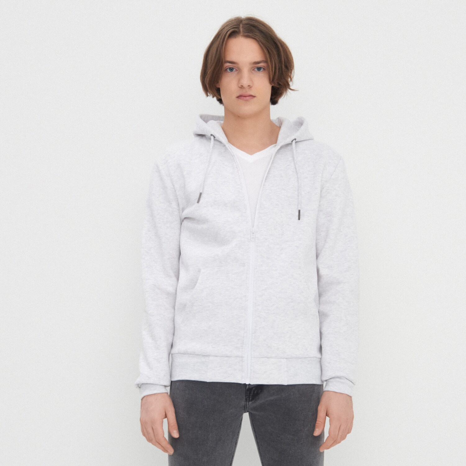 Zapínacia mikina s kapucňou