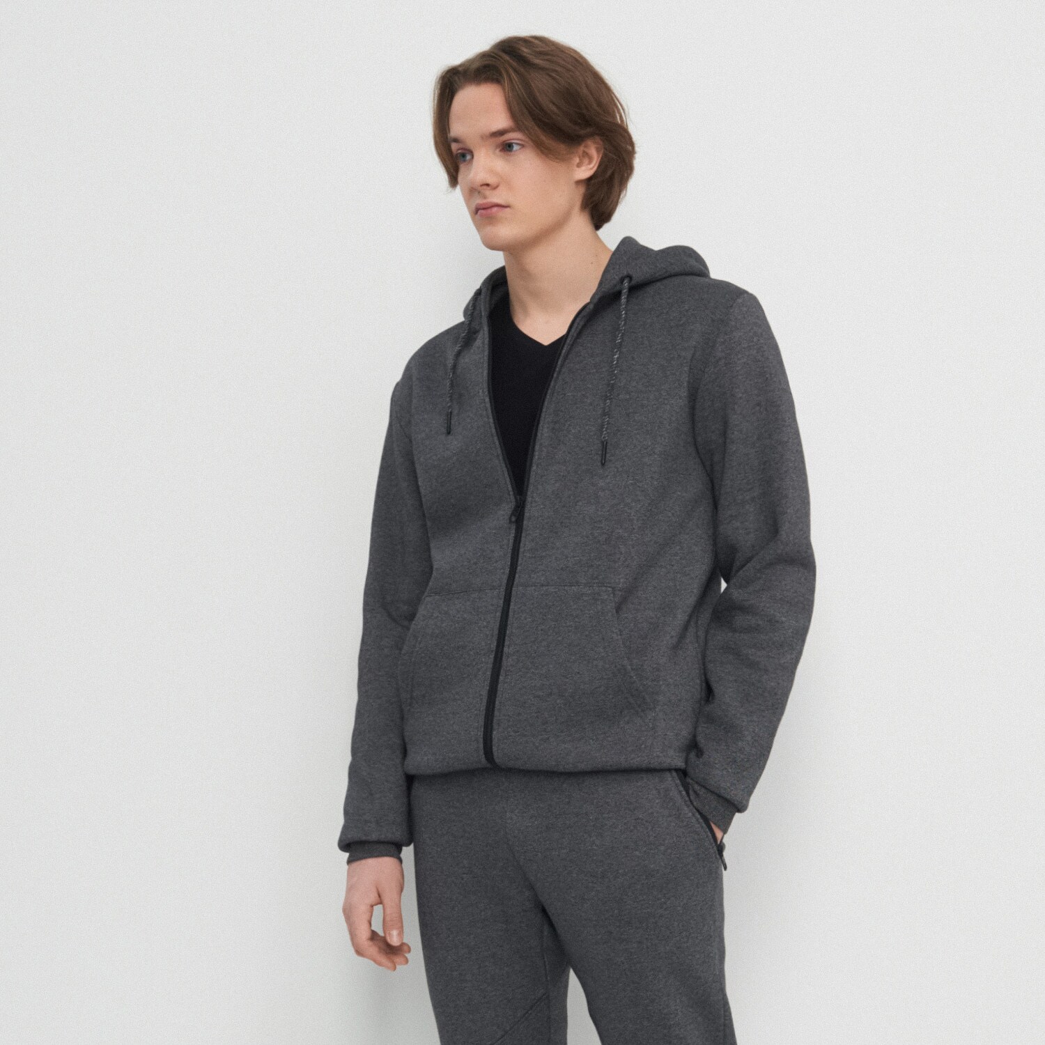 Zapínacia mikina s kapucňou