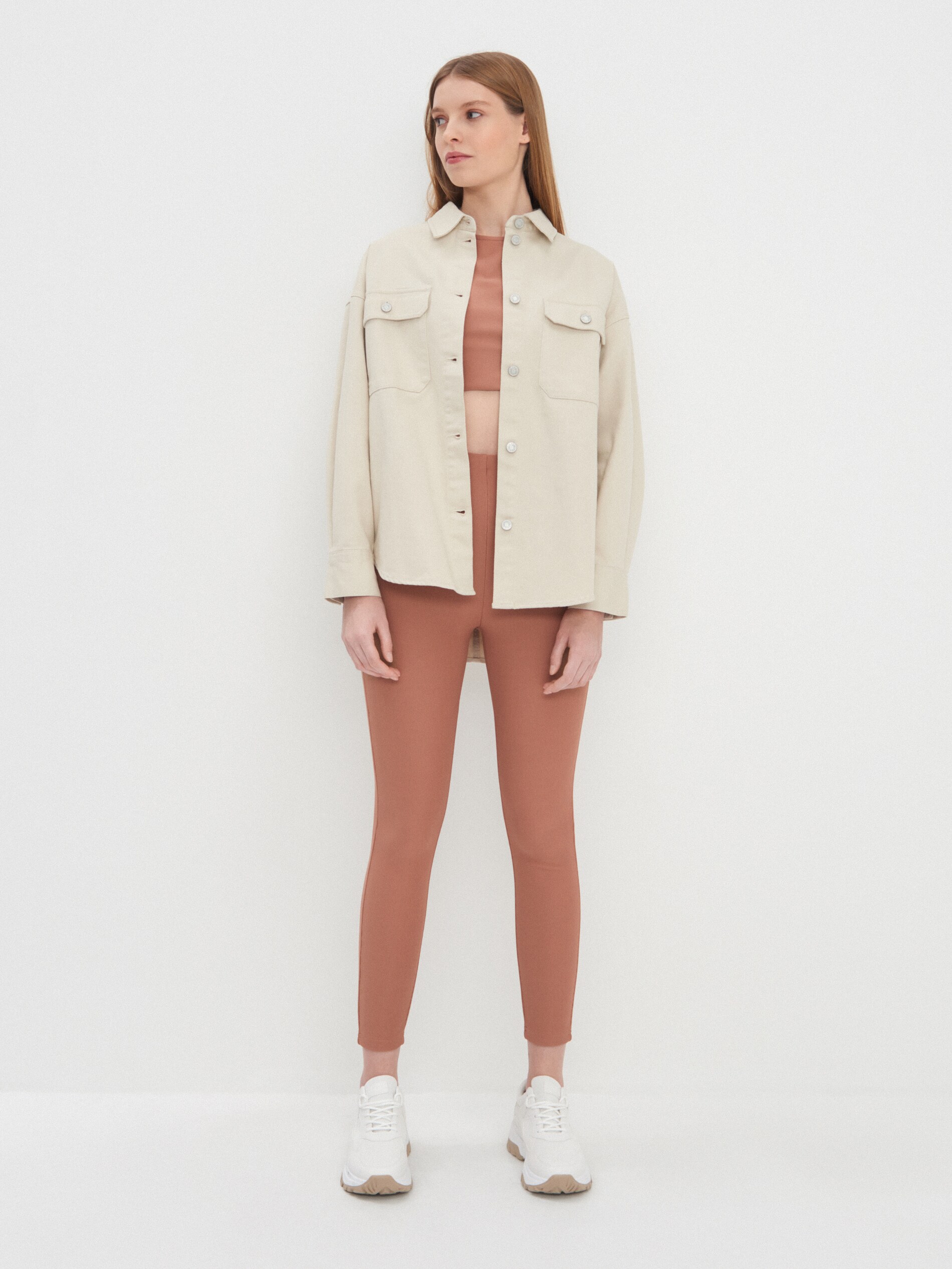 Denimová oversize košeľa