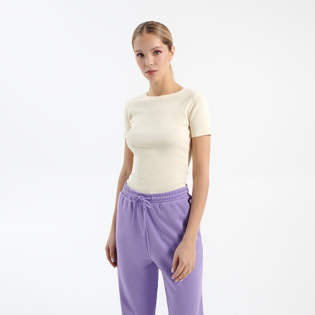 House - tricou basic uni - ivory