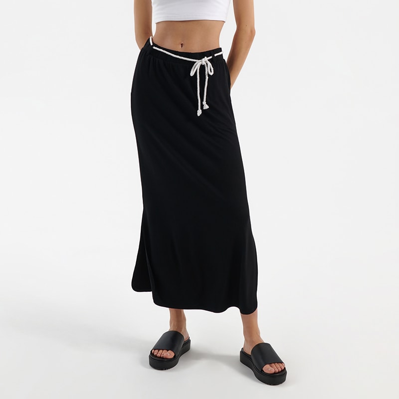House - fustă midi - negru