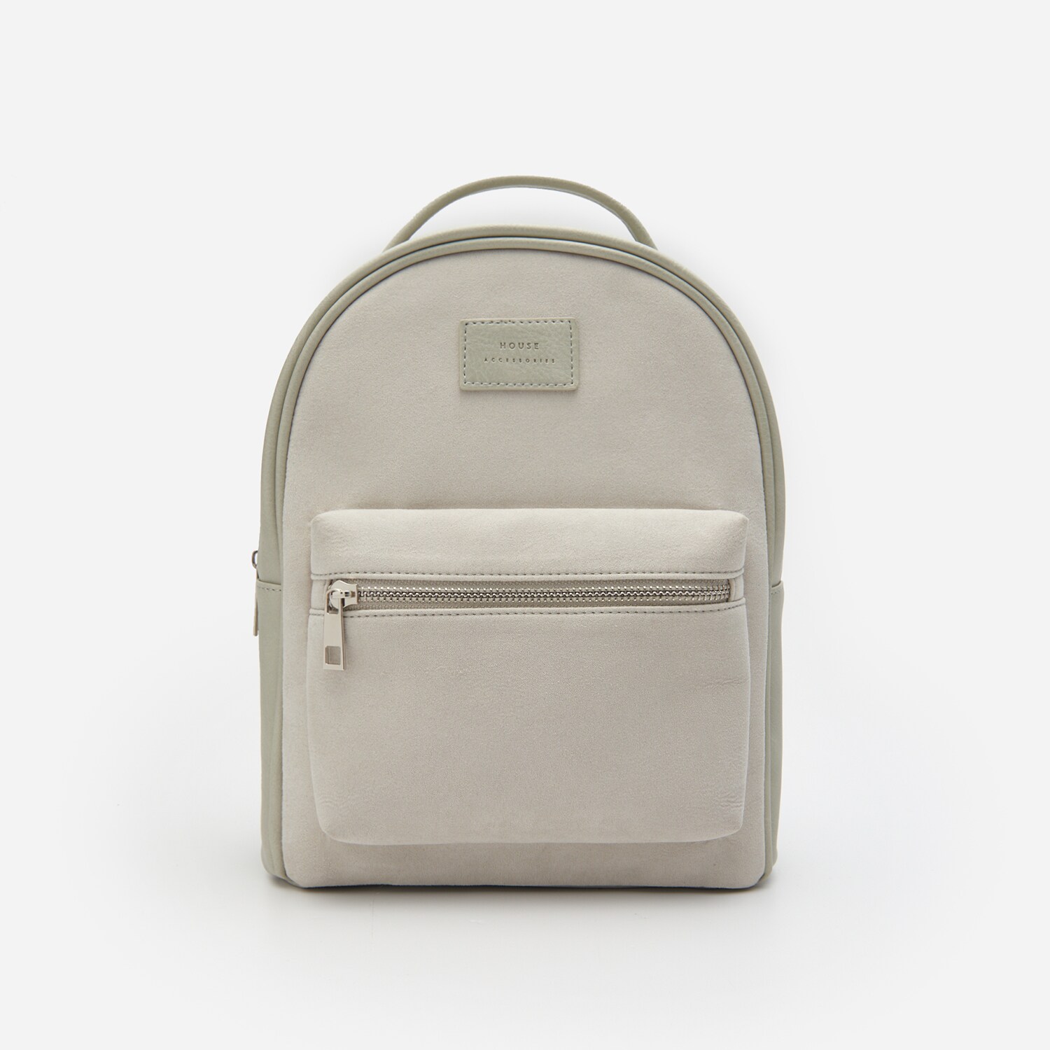 Semišový batoh z umelej kože