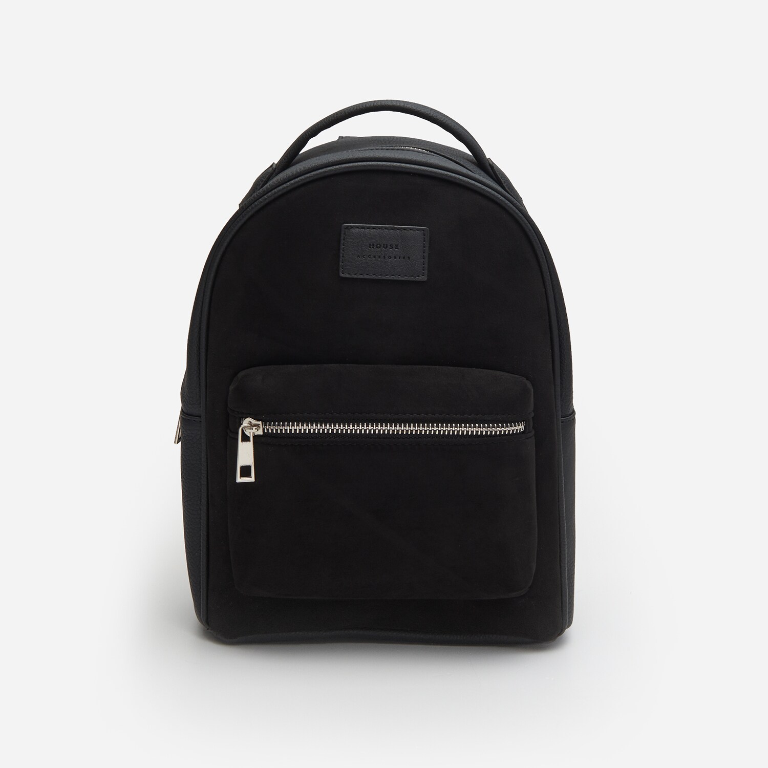 Semišový batoh z umelej kože