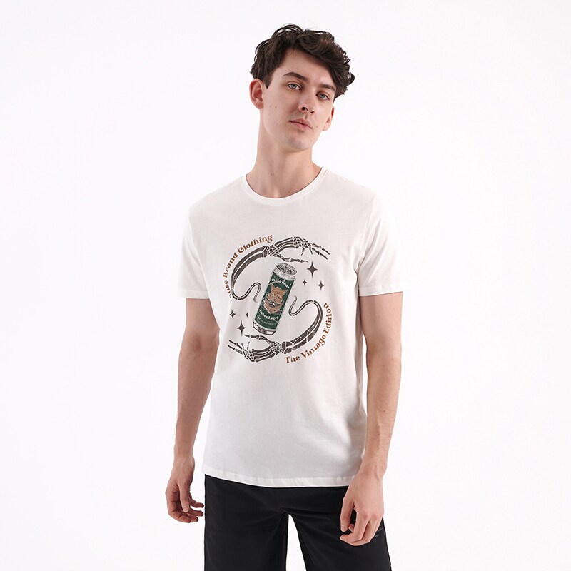 House - tricou cu imprimeu house vintage - ivory