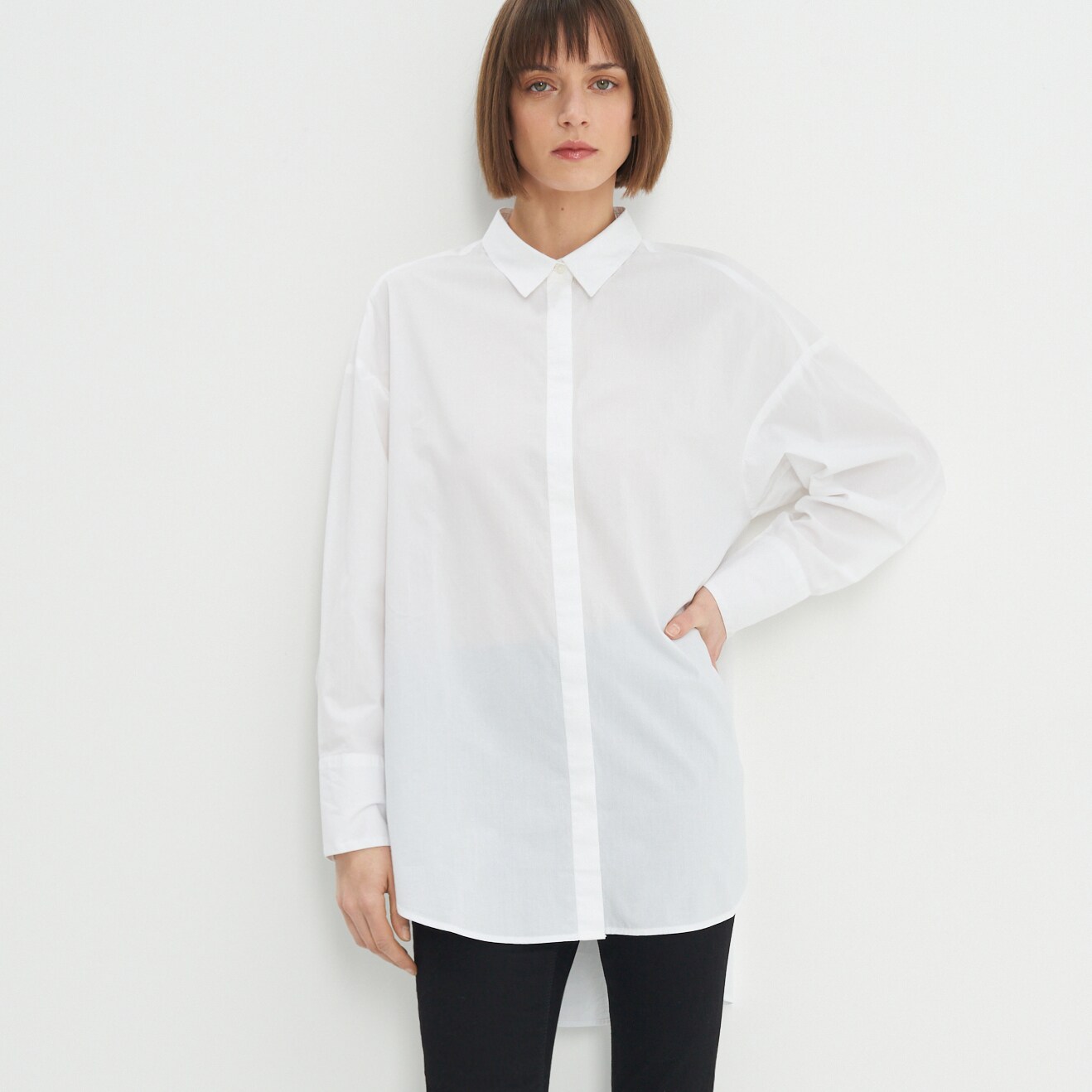 Oversize košeľa z organickej bavlny