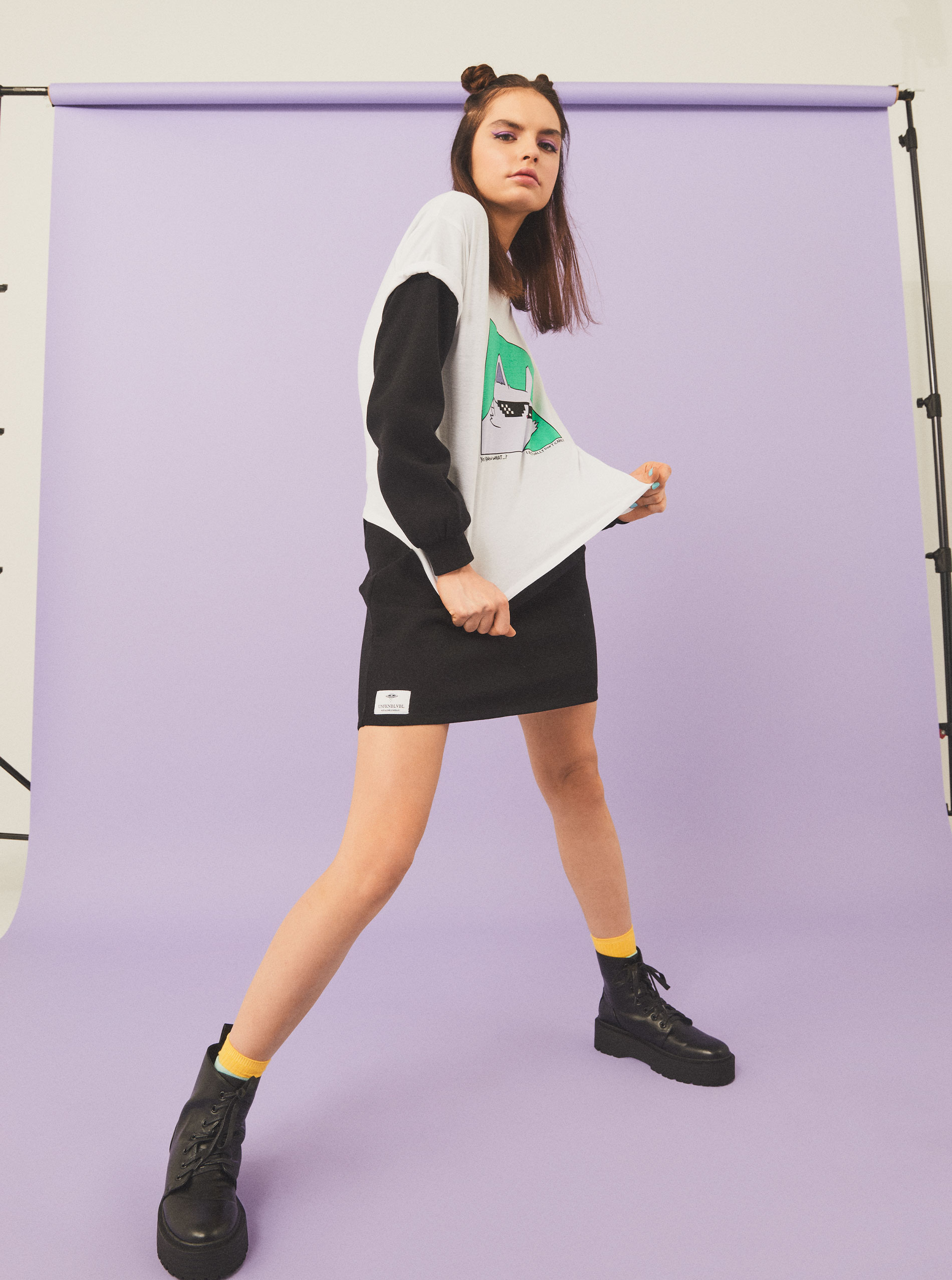 Oversize tričko s potlačou