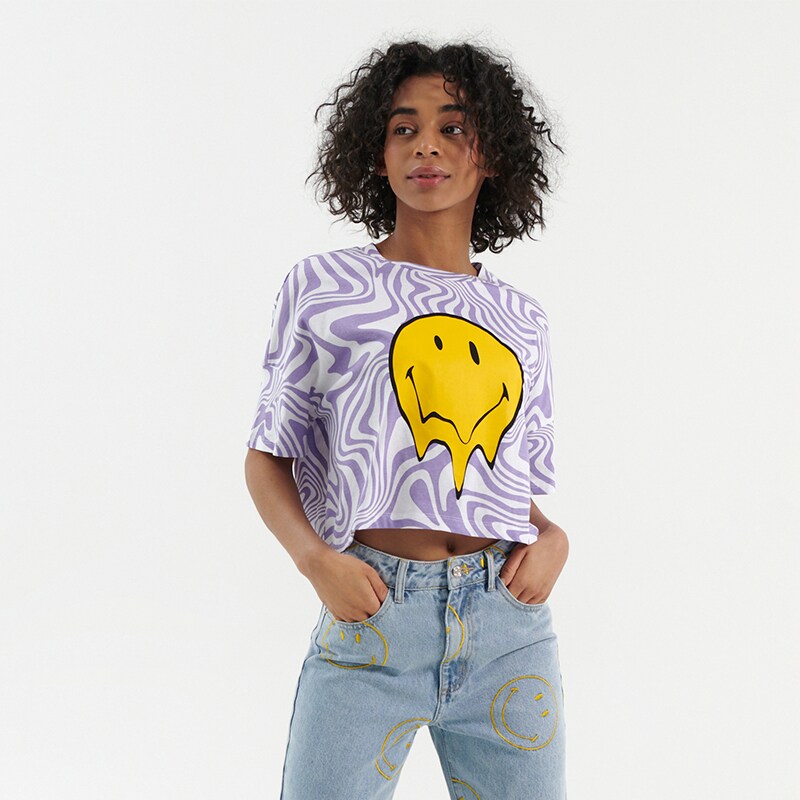 House - tricou smiley® - violet